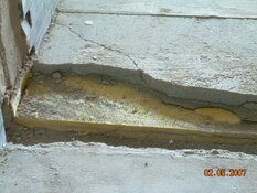 Asbesthaus - Site: Asbestos-containing screeds, leveling compounds | © 2019, CRB Analyse Service GmbH | © CRB Analyse Service GmbH